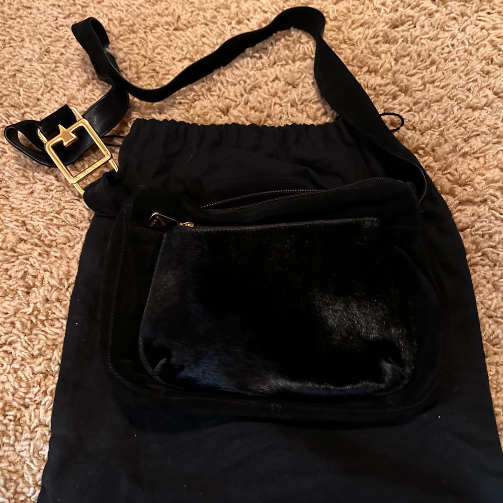Nordstrom’s Black Pony hair purse NEVER USED